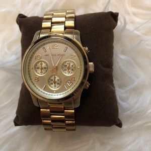 MICHAEL KORS Gold-Tone Runway Ladies Watch